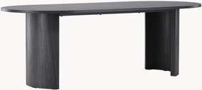 Mesa de jantar oval com efeito de madeira Grundsund, 220 x 100 cm