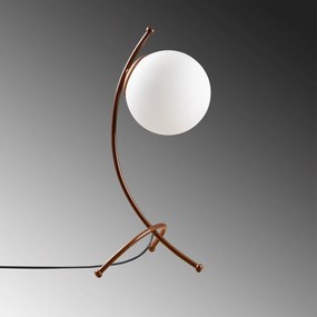 Candeeiro de Mesa Yay – Branco Vintage – 23 x 18 cm