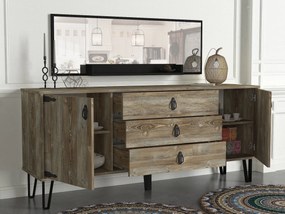 Aparador Costa Caraíba com Espelho – 180 x 78 x 45 cm | Elegância e Fu