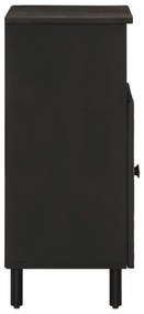 Móvel de apoio 60x33x75 cm madeira de mangueira maciça preto