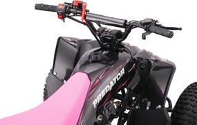 Moto 4 Crianças + 8 anos 125cc - Beneo Predator Até 55 Km/h com Limitador Rosa