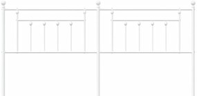 Cabeceira de cama 200 cm metal branco