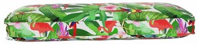 Almofada para palete, assento e encosto Tropical Jungle, 120x50x12 cm