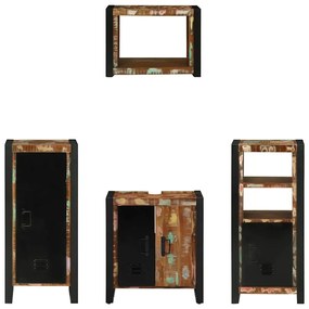 Conjunto de Móveis para Banheiro com prateleira com armazenamento com