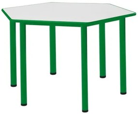 Mesa Escolar 1300x750mm Hexagonal 3º Ciclo