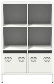 Móvel alto 68x39x103,5 cm aço branco