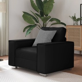 Cadeira de Sofá de Couro Sintético Preta vidaXL - 59 cm
