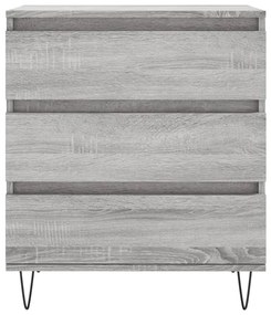 Aparador 60x35x70 cm derivados de madeira cinzento sonoma