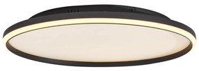 Plafon de design preto com branco incluindo LED com 3 níveis de dimerização - Xavi Design