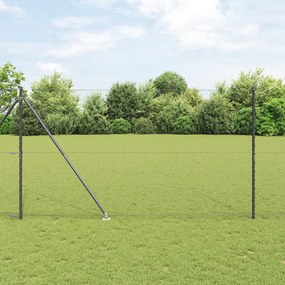 Cerca Hexagonal vidaXL Cinza 1.6x10 m Aço