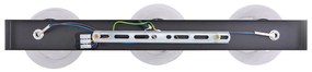 Luzes de Teto com Abajur de Vidro Ajustável em Anthracite, E27
