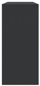 Mesa consola 100x35x76,5 cm derivados madeira preto
