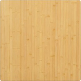 vidaXL Tampo de mesa 70x70x1,5 cm bambu