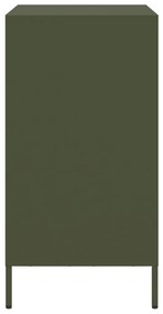 Aparador 68x39x73,5 cm aço laminado a frio verde-azeitona