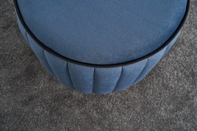 Pouffe Lindy – Azul – 40 x 40 x 40 cm