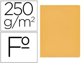 Classificador de Cartolina Gio Simple Intenso Folio Amarelo 250g/m2