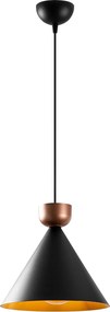 Candeeiro Chandelier Dodo – Preto Cobre – 29 x 29 cm