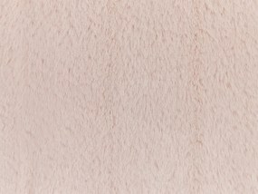 Conjunto de 2 almofadas em rosa claro com pelo 45 x 45 cm PUMILA Beliani