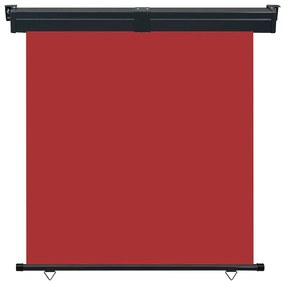 Toldo lateral para varanda 165x250 cm vermelho