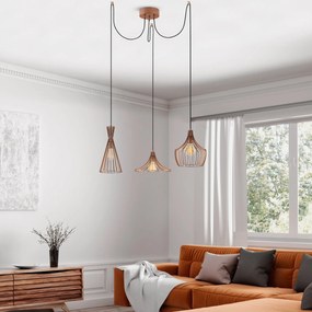 Candeeiro Chandelier Mezopotamya – Cobre – 114 cm x 130 cm