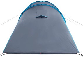 Tenda familiar em cúpula para 6 pessoas impermeável azul