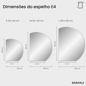 Espelho redondo com luz E4