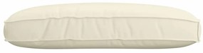 Cushion para Palete para Assento Creme 120x80x12 cm Tecido Oxford