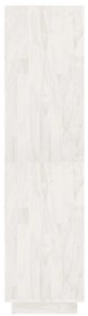 Estante/divisória 80x35x135 cm madeira de pinho maciça branco