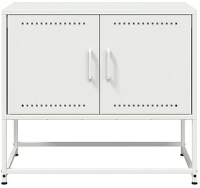 Móvel de TV 68,5x39x60,5 cm aço branco