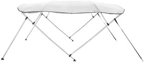 Toldo de 4 arcos Bimini c/ paredes laterais 243x(200-213)x137cm