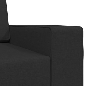 Sofá Cama 2 em 1 Preto 245x150x60.5 cm Tecido