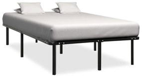 Estrutura de cama 120x200 cm metal preto