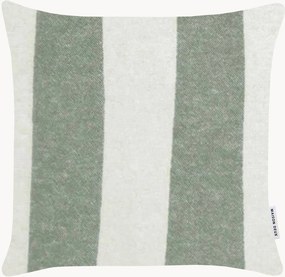 Capa de almofada decorativa em lã da Nova Zelândia Rough Stripe