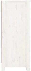 Aparador 40x35x80 cm madeira de pinho maciça branco