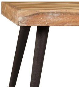 Mesa de centro madeira de mangueira maciça 90x55x36 cm