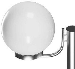 Poste de luz para jardim com 2 lâmpadas 220 cm