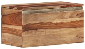 vidaXL Arca de arrumação 57x30x30 cm madeira maciça
