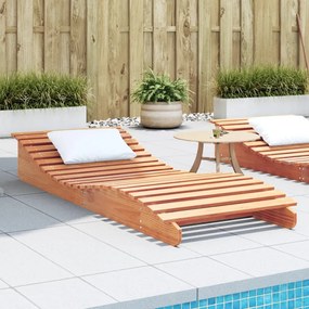 vidaXL Espreguiçadeira 205x80x31,5 cm pinho maciço castanho-mel