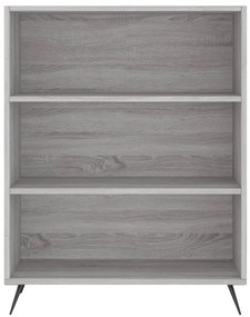 Armário alto 69,5x34x180 cm derivados de madeira sonoma cinza
