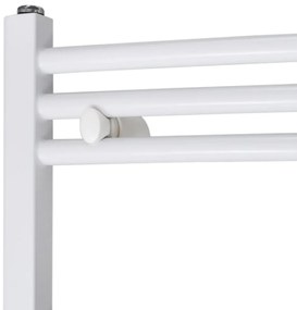 Aquecedor toalhas banheiro curvo 480 x 480 mm conector lateral e centr