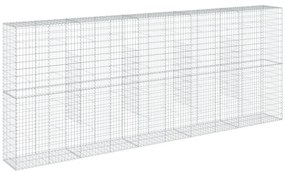 Cesto gabião com cobertura 500x50x200 cm ferro galvanizado