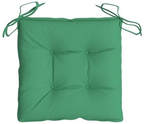 Almofadões para móveis de paletes 6 pcs tecido oxford verde