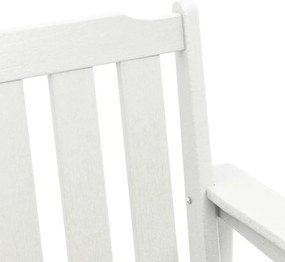 Cadeiras de Jantar vidaXL 4 pcs Brancas 65,5x55,5x88 cm HDPE