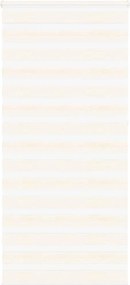 vidaXL Cortina de zebra 100x230 cm largura do tecido 95,9 cm poliéster