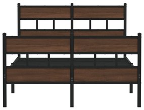 Cama sem colchão com cabeceira e pés 120x200 cm