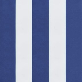 Almofadões p/ móveis de paletes 2 pcs tecido riscas azul/branco