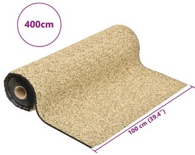 Revestimento de pedra 400x100 cm cor areia natural