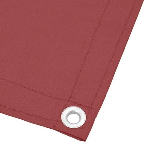 Tela de varanda 90x800 cm 100% poliéster oxford terracota