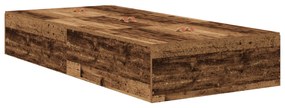 Cama de Armazenamento vidaXL Madeira Velha 80x200 cm