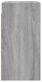 Móvel de TV 30,5x30x60 cm derivados de madeira cinzento sonoma